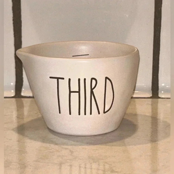 Rae Dunn Artisans Collection Handcrafted Ceramic Nesting Measuring Cups NWTS - Picture 5 of 9